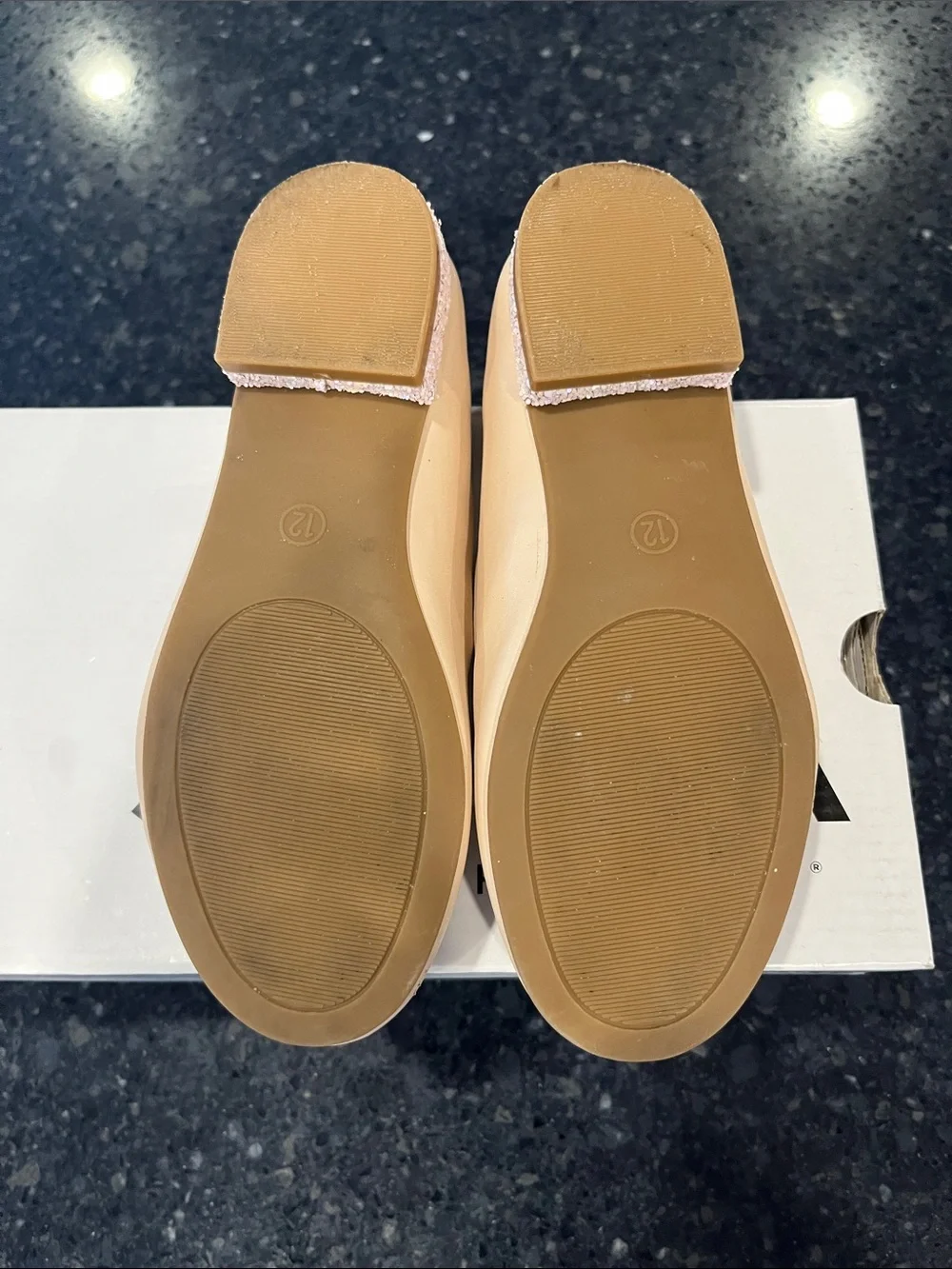 Sonoma Nude/Tan Girls' Ballet Flats - Slip-On Dress Shoes